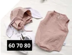 ロンパース　うさぎ　うさ耳　コスプレ 60 70 80