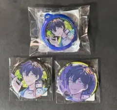 にじさんじ レオス・ヴィンセント ボイスキーホルダー 缶バッジ2種