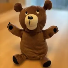 coen コーエンベア　茶色　ぬいぐるみ 指人形