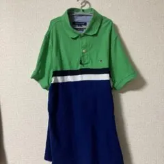 TOMMY HILFIGER ストライプポロシャツ　XS