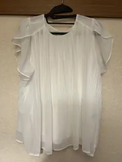 ホワイトシフォンブラウス