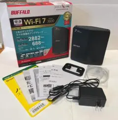 BUFFALO Wi-Fi 7 無線LANルーター WSR3600BE4P-BK