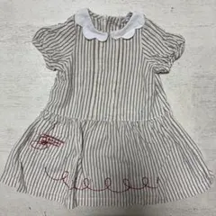 petit jam ストライプ ワンピース 80cm 未使用のサムネイル