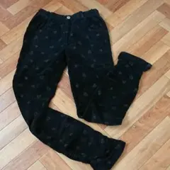 ハート柄　コーデュロイパンツ　150cm