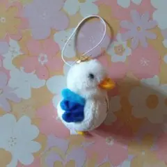 Aflac アヒル ぬいぐるみ キーホルダー - メルカリ