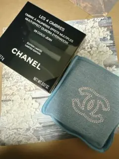 シャネル レキャトルオンブル29 ココジーンデニム巾着ポーチアイシャドウ 新品