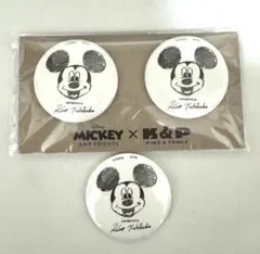 King & Prince x ミッキー 缶バッジ 3個セット
