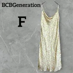 美品✨BCBGeneration【F】レモンドロップフローラル キャミワンピース
