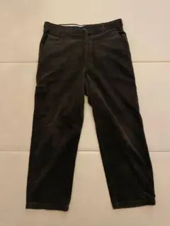 UNIQLO U ワイドコーデュロイパンツ【濃緑】【L】