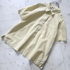 【美品】MHL. リネン コットン シャツ マーガレットハウエル 半袖のサムネイル