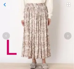 シューラルーL☆チンツ加工ギャザースカート