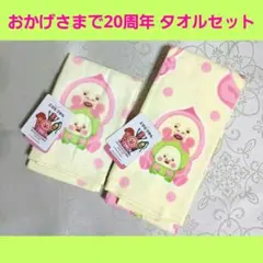 こびとづかん 20周年記念 フェイスタオル ウォッシュタオル 計2枚セット