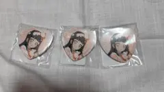 E賞 鈴風つむぎ ハート缶バッジ 3点セット