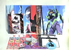 エヴァンゲリオン・ウルトラマン・仮面ライダー グッズセット クリアファイル等