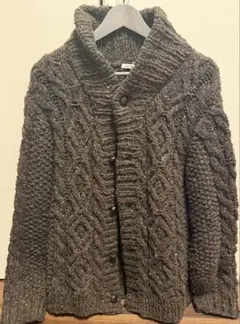 GREEN LABEL RELAXING ケーブルニットカーディガン