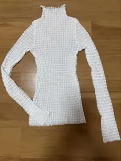 ディニテコリエ シアーハイネックプルオーバー