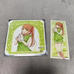 学園アイドルマスター 紫雲清夏 極楽湯 ステッカー コースター セット 学マス