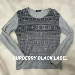 BURBERRY BLACK LABEL 長袖カットソー グレー 2のサムネイル