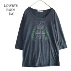 【LOWRYS FARM／ローリーズファーム】カットソー　七分袖　薄手　Mサイズ