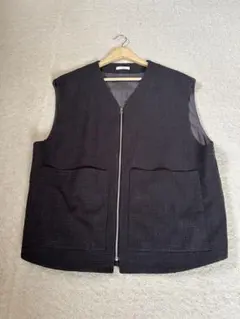 LIDNM LIGHT TWEED ZIP VEST