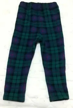 Chil2 グリーンチェックパンツ 90