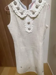 スワンキス　ミント　ノースリーブミニワンピース