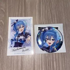 ホロライブ EXPO 7th fes. 缶バッジ チェキ 星街すいせい セット