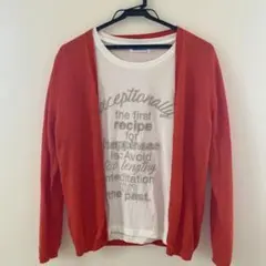 Comme ça Mature Tシャツ　カーディガンセット