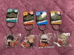 呪術廻戦　ご当地キーホルダー　福島県　赤べこ　五条悟　七海健人　伏黒恵　虎杖悠二