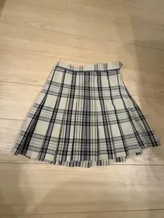 チェック柄ミニプリーツスカート