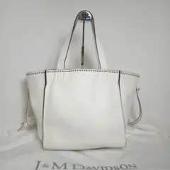 J&M DAVIDSON ベルS スタッズ トートバッグ ホワイトのサムネイル