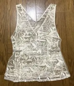 希少⭐︎シアタープロダクツTHEATRE PRODUCTS工具柄レースキャミソールのサムネイル