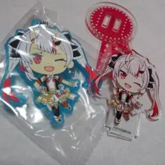 ホロライブ百鬼あやめアクリルスタンド&キーホルダー 2個セット