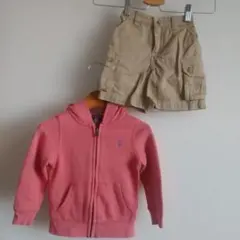 ポロ・ラルフ・ローレン トレーナーとショートパンツセット