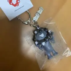 EXPO 2025 黒ミャクミャク 立体PVCキーホルダー プレート付