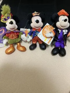 東京ディズニーランド　ハロウィン2012 2015 2017年ミッキーマウス人形