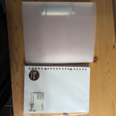 無印良品 ルーズリーフ A5 6mm横罫 20穴&Ａ5　２穴バインダーセット