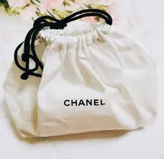 【まとめ買い可能】CHANEL ノベルティ コットン巾着ポーチ