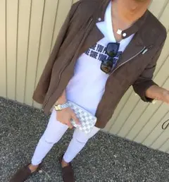 ZARA ザラ ライダースジャケット スエード ブラウン