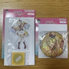 学園アイドルマスター　藤田ことね　アクリルスタンド&缶バッジ　一番くじPart3