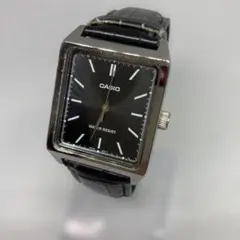 CASIO カシオ 腕時計 クォーツ スクエア ブラック MTP-V007