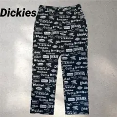 レア！　【ディッキーズ】　100周年記念　ワークパンツ　総柄　S ブラック　28