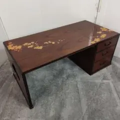 螺鈿細工 座卓 花鳥図 ローテーブル 座敷机 豪華 和 花梨 紫檀 5尺