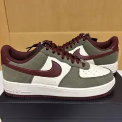ナイキ エアフォース1 ロー '07 LV08 カーゴカーキ/ダークチームレッド
