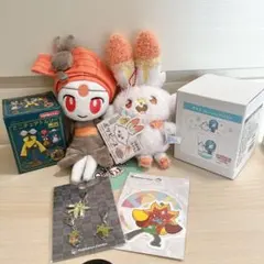 ポケモン　ぬいぐるみ　メロエッタ　チャーム　グラス　アルクジラ　グルーシャ