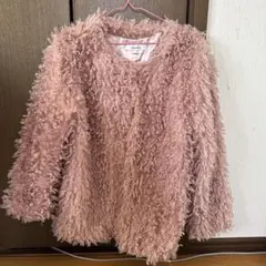 dazzlin ピンク プードル フェイクファーコートのサムネイル