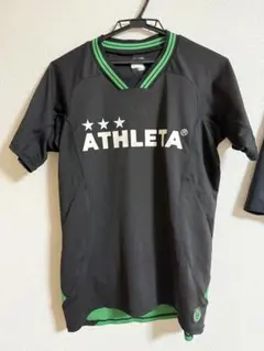 ATHLETA プラクティスシャツ ブラック グリーン Mのサムネイル