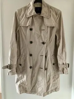 【美品】INED ナイロントレンチコート（ベルト付）ベージュ