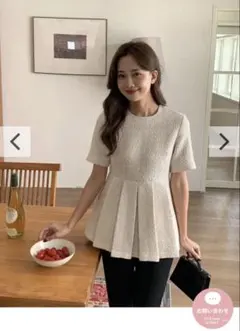BIRTHDAY BASH/TWEED TUCK PEPLUM TOPSのサムネイル