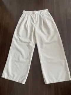 コーデュロイ ワイドパンツ